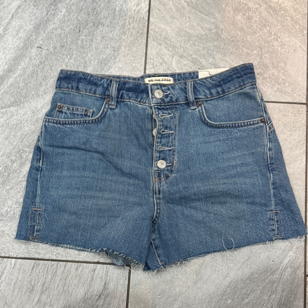 We The Free Classic Blue Jean Shorts